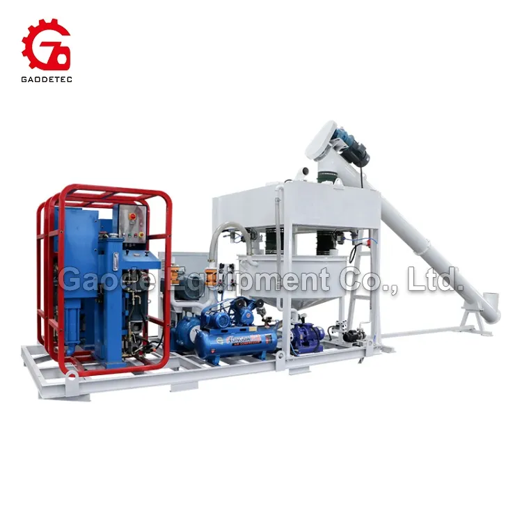 Gaodetec GGP1000/2X75/100PI-E Automatic Cement Colloidal Backfill Grout Plant